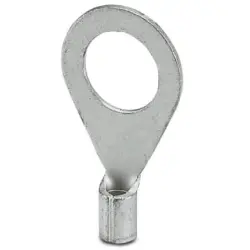 Uninsulated ring cable lug, 1.5-2.5 mm², AWG 18 to 14, 8.4 mm, M8, metal, 3240081