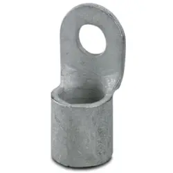 Uninsulated ring cable lug, 240 mm², 17 mm, M16, metal, 3240136