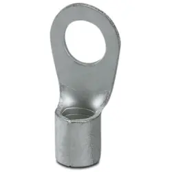 Uninsulated ring cable lug, 25 mm², AWG 4, 10.5 mm, M10, metal, 3240102