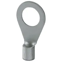 Uninsulated ring cable lug, 25 mm², AWG 4, 17 mm, M16, metal, 3240104