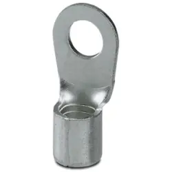 Uninsulated ring cable lug, 25 mm², AWG 4, 8.4 mm, M8, metal, 3240101