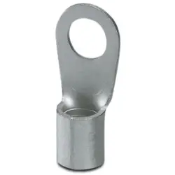Uninsulated ring cable lug, 50 mm², AWG 1, 13 mm, M12, metal, 3240113