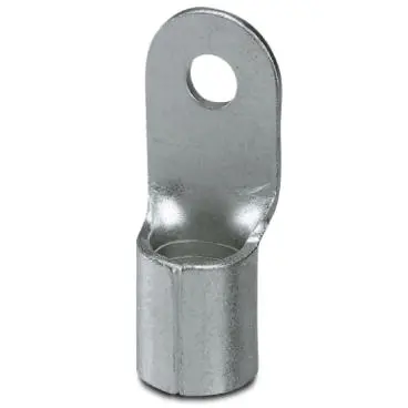 Uninsulated ring cable lug, 50 mm², AWG 1, 6.5 mm, M6, metal, 3240110 - 1