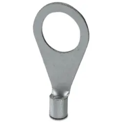 Uninsulated ring cable lug, 2.6-6.0 mm², AWG 14 to 10, 13 mm, M12, metal, 3240088