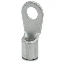 Uninsulated ring cable lug, 2.6-6.0 mm², AWG 14 to 10, 4.3 mm, M4, metal, 3240083