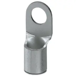 Uninsulated ring cable lug, 70 mm², AWG 2, 13 mm, M12, metal, 3240118