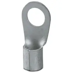 Uninsulated ring cable lug, 70 mm², AWG 2, 17 mm, M16, metal, 3240119