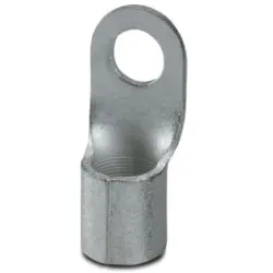 Uninsulated ring cable lug, 95 mm², AWG 3, 13 mm, M12, metal, 3240122