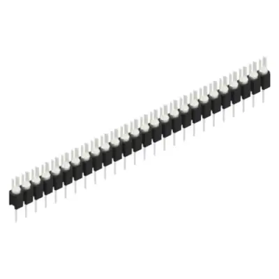 Pin header, 26 pole, pitch 2.54 mm, straight, black, MK 02 26 Z - 1