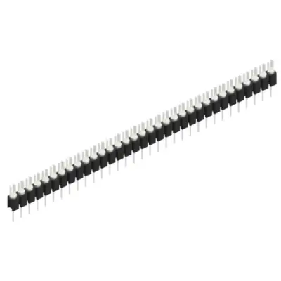 Pin header, 33 pole, pitch 2.54 mm, straight, black, MK 02 33 Z - 1
