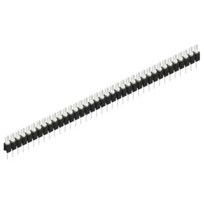 Pin header, 37 pole, pitch 2.54 mm, straight, black, MK 02 37 Z - 1