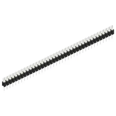 Pin header, 38 pole, pitch 2.54 mm, straight, black, MK 02 38 Z - 1
