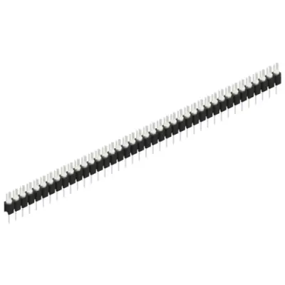 Pin header, 40 pole, pitch 2.54 mm, straight, black, MK 02 40 Z - 1