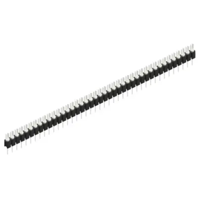 Pin header, 41 pole, pitch 2.54 mm, straight, black, MK 02 41 Z - 1