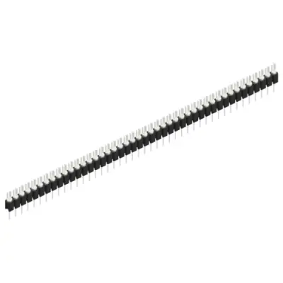 Pin header, 44 pole, pitch 2.54 mm, straight, black, MK 02 44 Z - 1