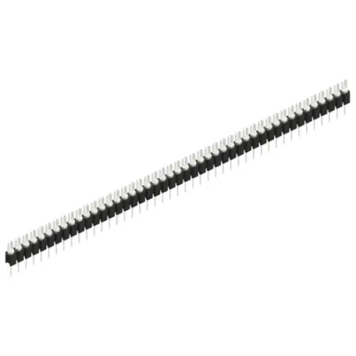 Pin header, 45 pole, pitch 2.54 mm, straight, black, MK 02 45 Z - 1