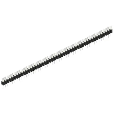 Pin header, 47 pole, pitch 2.54 mm, straight, black, MK 02 47 Z - 1