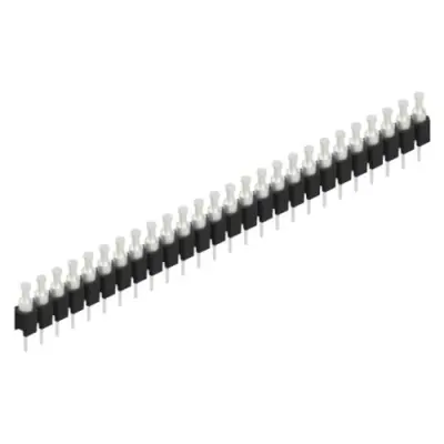 Pin header, 26 pole, pitch 2.54 mm, straight, black, MK 03 26 Z - 1