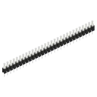 Pin header, 29 pole, pitch 2.54 mm, straight, black, MK 03 29 Z - 1