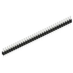 Pin header, 33 pole, pitch 2.54 mm, straight, black, MK 03 33 Z