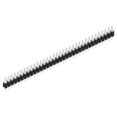 Pin header, 34 pole, pitch 2.54 mm, straight, black, MK 03 34 Z - 1
