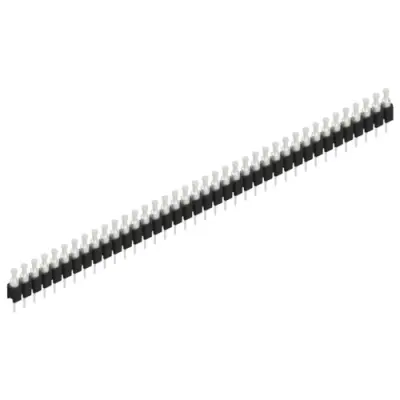 Pin header, 38 pole, pitch 2.54 mm, straight, black, MK 03 38 Z - 1