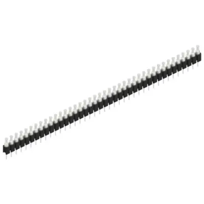 Pin header, 40 pole, pitch 2.54 mm, straight, black, MK 03 40 Z - 1