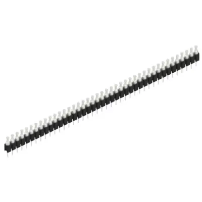 Pin header, 41 pole, pitch 2.54 mm, straight, black, MK 03 41 Z - 1
