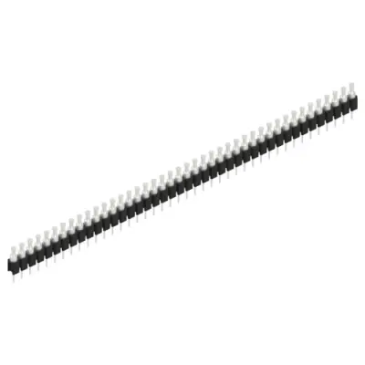 Pin header, 42 pole, pitch 2.54 mm, straight, black, MK 03 42 Z - 1