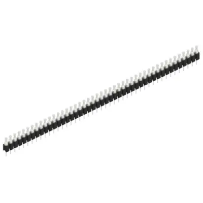 Pin header, 45 pole, pitch 2.54 mm, straight, black, MK 03 45 Z - 1