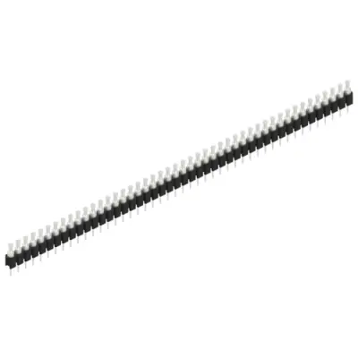 Pin header, 46 pole, pitch 2.54 mm, straight, black, MK 03 46 Z - 1