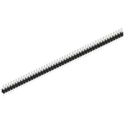 Pin header, 47 pole, pitch 2.54 mm, straight, black, MK 03 47 Z - 1