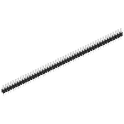 Pin header, 48 pole, pitch 2.54 mm, straight, black, MK 03 48 Z - 1