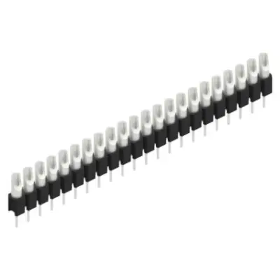 Pin header, 22 pole, pitch 2.54 mm, straight, black, MK 04 22 Z - 1