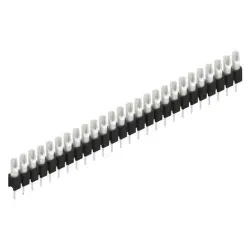 Pin header, 26 pole, pitch 2.54 mm, straight, black, MK 04 26 Z