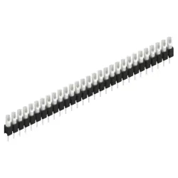 Pin header, 29 pole, pitch 2.54 mm, straight, black, MK 04 29 Z