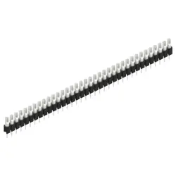 Pin header, 36 pole, pitch 2.54 mm, straight, black, MK 04 36 Z