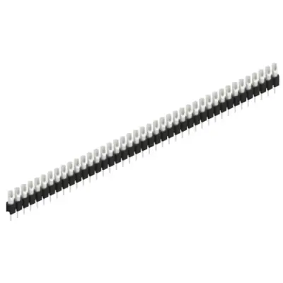 Pin header, 41 pole, pitch 2.54 mm, straight, black, MK 04 41 Z - 1