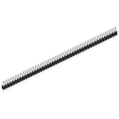Pin header, 46 pole, pitch 2.54 mm, straight, black, MK 04 46 Z - 1