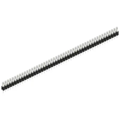 Pin header, 48 pole, pitch 2.54 mm, straight, black, MK 04 48 Z - 1