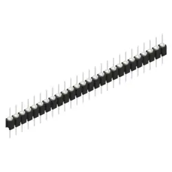 Pin header, 26 pole, pitch 2.54 mm, straight, black, MK 05 26 Z