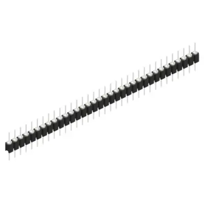 Pin header, 34 pole, pitch 2.54 mm, straight, black, MK 05 34 Z - 1