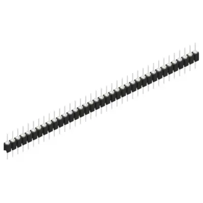 Pin header, 37 pole, pitch 2.54 mm, straight, black, MK 05 37 Z - 1
