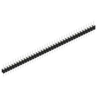 Pin header, 38 pole, pitch 2.54 mm, straight, black, MK 05 38 Z - 1