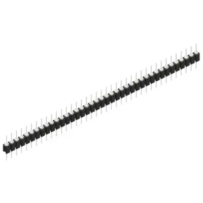 Pin header, 39 pole, pitch 2.54 mm, straight, black, MK 05 39 Z - 1