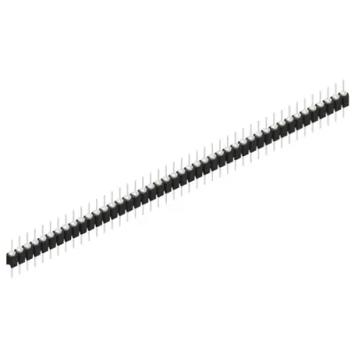Pin header, 44 pole, pitch 2.54 mm, straight, black, MK 05 44 Z - 1