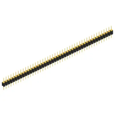 Pin header, 45 pole, pitch 2.54 mm, straight, black, MK 05 45 G - 1