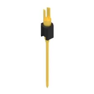 Pin header, 1 pole, pitch 2.54 mm, straight, black, MK 08 1 G - 1