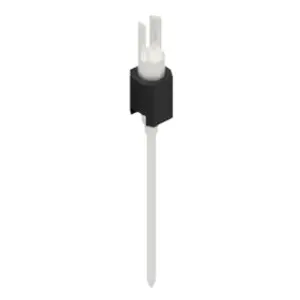 Pin header, 1 pole, pitch 2.54 mm, straight, black, MK 08 1 Z - 1
