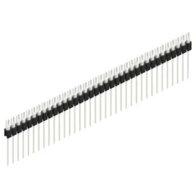 Pin header, 36 pole, pitch 2.54 mm, straight, black, MK 08 36 Z - 1